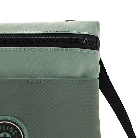 Kipling Gib Crossbody Bag Handbag Fern Green Block | AU 1265UZ